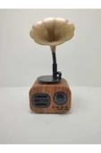 Proton Nostaljik Mini Bluetooth Radyo Gramafon Speaker thumbnail 4