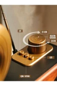 Aksoytekno Retro Gramafon Bluetooth Hoparlör thumbnail 3