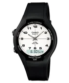 Casio AW-90H-7BVDF Quartz Silikon Siyah Beyaz Kadran 39 mm Erkek Kol Saati thumbnail 2