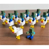 Chicken Jockey Minecraft Mini Figür thumbnail 3