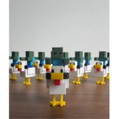 Chicken Jockey Minecraft Mini Figür thumbnail 1