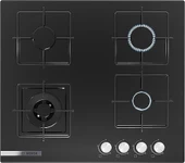 Bosch PNH6C6O12O Wok Gözlü Siyah Ankastre Cam Ocak thumbnail 1