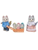 Calico Critters Husky Ailesi Figür Oyuncak Seti thumbnail 1