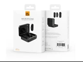 Nettech NT-0T09 Lightning Duo Wireless Mini Kablosuz Yaka Mikrofonu thumbnail 6