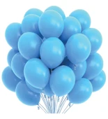 PASTEL BALON MAVİ 50 ADET thumbnail 1
