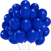 METALİK BALON LACİVERT 50 ADET thumbnail 1