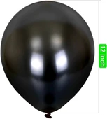METALİK BALON SİYAH 50 ADET thumbnail 3