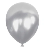 METALİK BALON GÜMÜŞ 50 ADET thumbnail 2