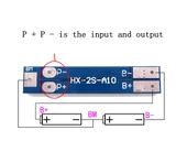 2S BMS 18650 PİL ŞARJ DEVRESİ 8 AMPER ( 2 PİL İÇİN ) thumbnail 3