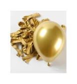 METALİK BALON GOLD 10 ADET thumbnail 2