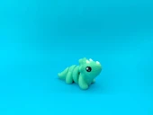 Sevimli Triceratops Dinazor Figürü – Hareketli Eklemli 3D Oyuncak thumbnail 1