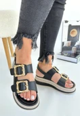 Stan Siyah Cilt Sandalet thumbnail 1