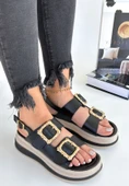 Stan Siyah Cilt Sandalet thumbnail 2