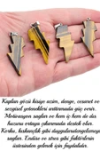 Sertifikalı Şimşek Model Kaplan Gözü Taşı Kolye - Aaa+ Kalite thumbnail 2
