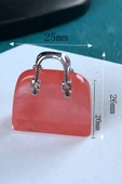 Sertifikalı Çanta Model Gül Kuvars Taşı Kolye thumbnail 3