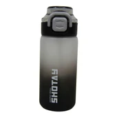 Shotay Soft Gradient Su Matarası PC Siyah 600Ml thumbnail 1