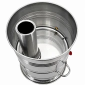 Paslanmaz Çelik Demlikli 7 litre Semaver thumbnail 3