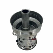 Paslanmaz Çelik 7 litre Demlikli Semaver thumbnail 9