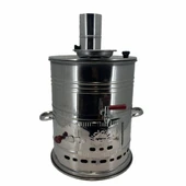 Paslanmaz Çelik Demlikli 7 litre Semaver thumbnail 9