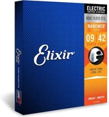 Elixir 12002 Nanoweb Super Light Elektro Gitar Teli (9-42) thumbnail 1