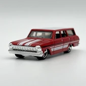 Hot Wheels Tekli Arabalar 64 Chevy Nova Wagon Hkh70 thumbnail 2
