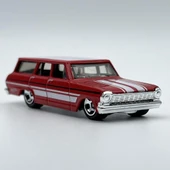 Hot Wheels Tekli Arabalar 64 Chevy Nova Wagon Hkh70 thumbnail 3