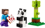 Lego Minecraft 30672 Steve And Baby Panda thumbnail 2