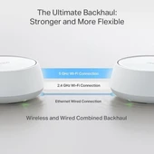 TP-LINK DECO BE25 BE3600 WIFI7 MESH ROUTER 2-li paket thumbnail 3