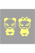 SEÇ Panda Çocuklar Sticker Çok Amaçlı Sticker thumbnail 1