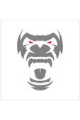 SEÇ Goril Surat Sticker Çok Amaçlı Sticker thumbnail 1