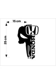 SEÇ Honda Kuru Kafa  Sticker Oto Sticker thumbnail 2