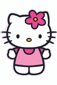 SEÇ Hello Kity Sticker (18X15)çok Amaçlı Sticker thumbnail 1