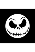 SEÇ Gülen Surat Jack Sticker Çok Amaçlı Sticker thumbnail 1