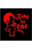 SEÇ Arabada Bebek Var Sticker  Çok Amaçlı Sticker thumbnail 3