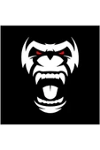 SEÇ Goril Surat Sticker Çok Amaçlı Sticker thumbnail 1