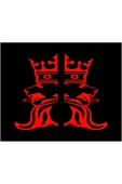 SEÇ Aslan Kral Cam Uyumlu Sticker Araba Sticker thumbnail 1