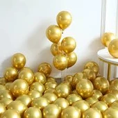 METALİK BALON GOLD 100 ADET thumbnail 1