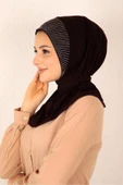 Taşlı Çıtçıtlı Hijab thumbnail 2