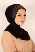 Taşlı Çıtçıtlı Hijab thumbnail 1