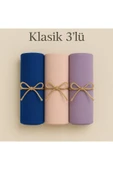 Penye Pamuksu Şal Klasik 3 lü Set thumbnail 1