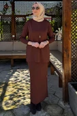 Sezen Triko Takım Kahve thumbnail 5