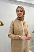 Manolya Bej Triko Hırka thumbnail 7