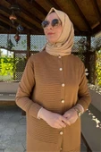 Manolya Camel Triko Hırka thumbnail 9