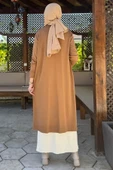 Manolya Camel Triko Hırka thumbnail 11