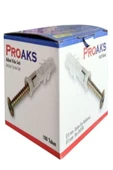 PUL BAŞLI VİDA+8MM DÜBEL SETİ (100 ADET) 5 PAKET thumbnail 1
