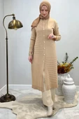 Manolya Bej Triko Hırka thumbnail 1