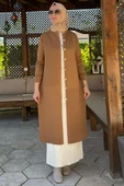 Manolya Camel Triko Hırka thumbnail 2