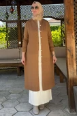 Manolya Camel Triko Hırka thumbnail 4