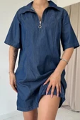 Mavi Tencel Kuplu Elbise thumbnail 3