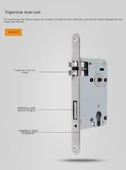 Minkingden 9903 Minimalist Sessiz Kapı Kolu Kilit Seti thumbnail 3
